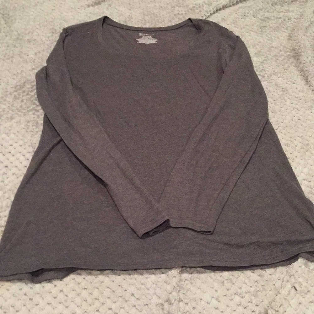 Grey long sleeves top